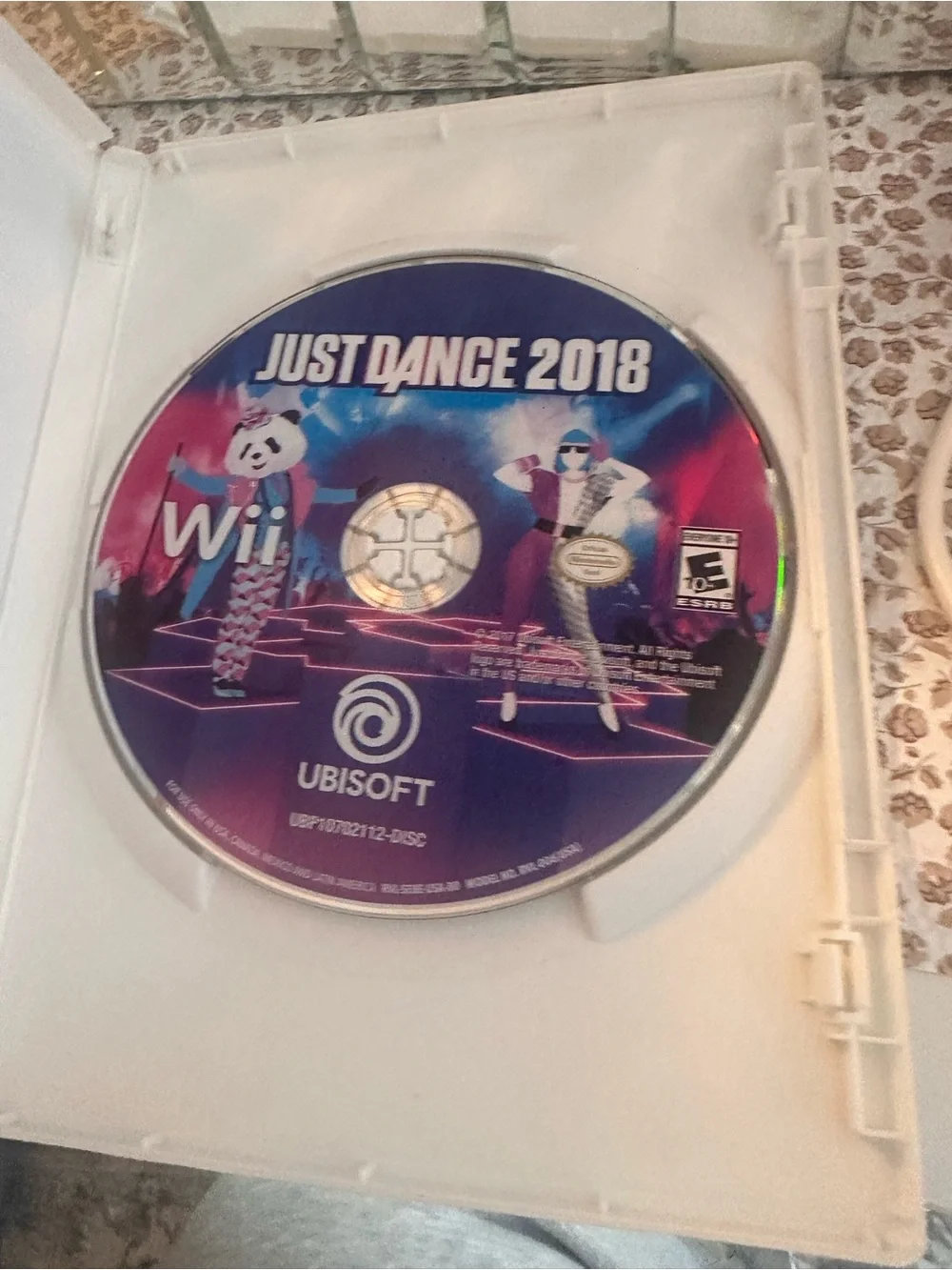 Ubisoft Just Dance 2018 Video Game - Purple / Blue Cover